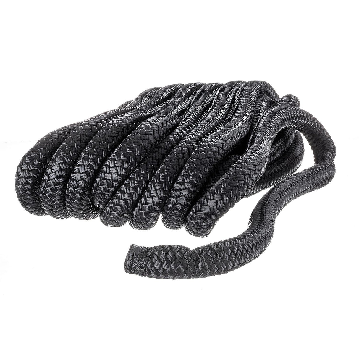 Seachoice Double-Braid Nylon Dock Line w/ Eye Splice, Pre-Shrunk, Heat Stabilized, 3/4 In. X 35 Ft., Black - 47211 - official Seachoice product image 3