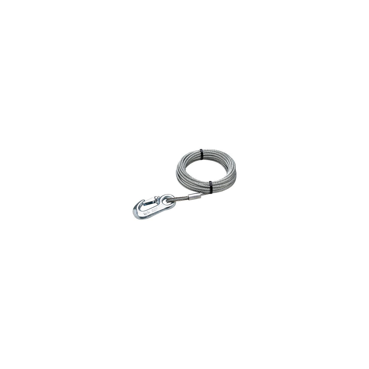 Seachoice Steel Winch Cable w/ Safety Hook, 3/16 In. X 25 Ft., 4,000-Lb. Tensile Strength - 51181 - official Seachoice product image 8
