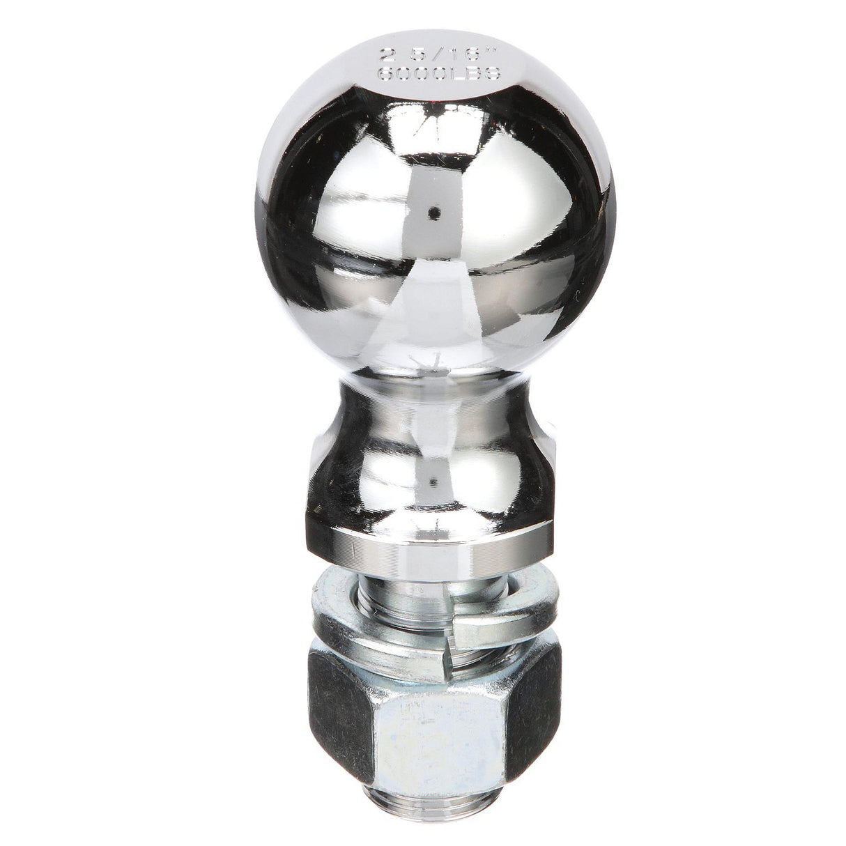 Seachoice Trailer Ball, 2-5/16 in., 1 X 2 in. Shank, 6,000 Lb. Capacity, Chrome Finish - 50-51361 - official Seachoice product image 6