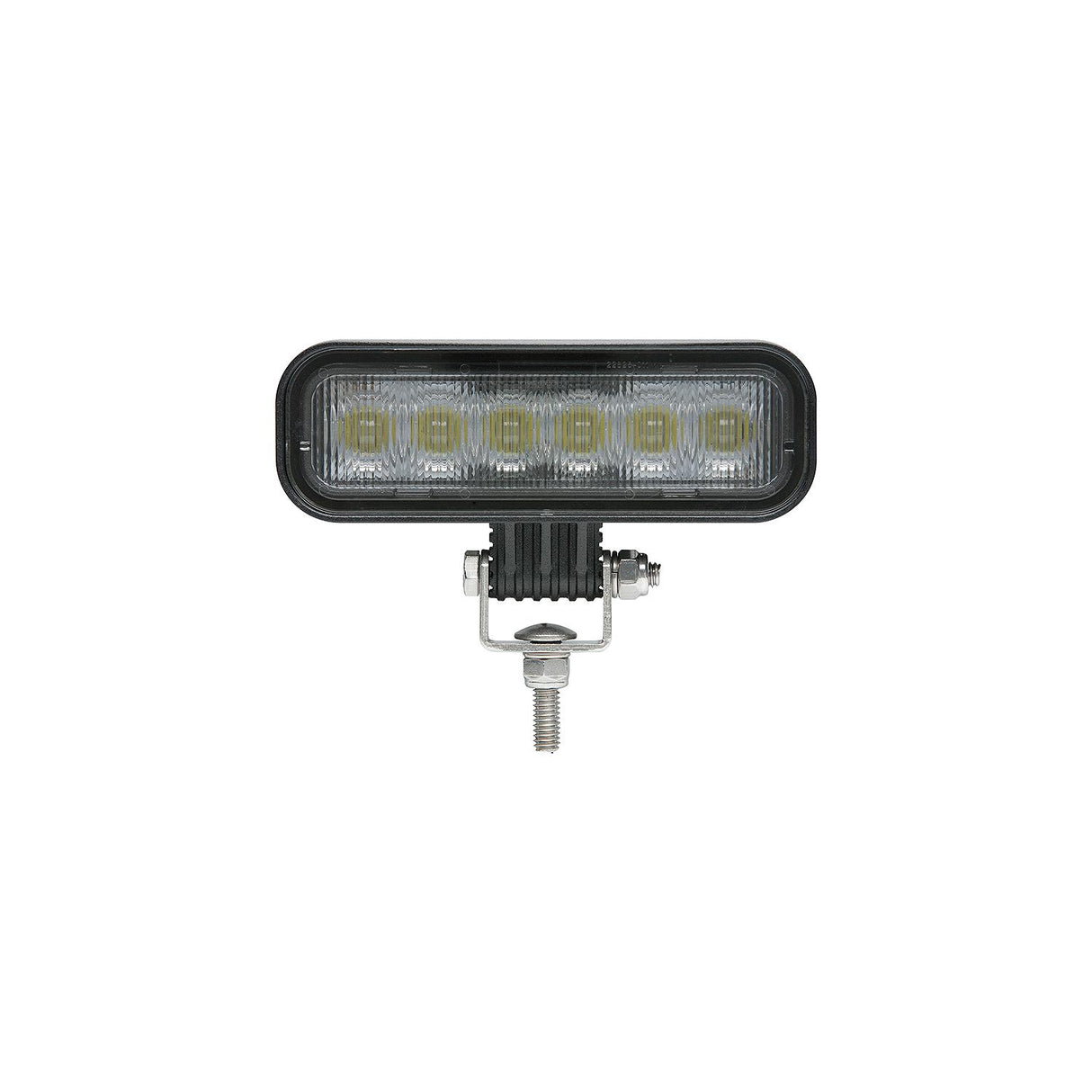 Seachoice 6 LED Flood Beam Work Light, 865 Lumens, Rectangular, Black Housing - TLL60FBSCH