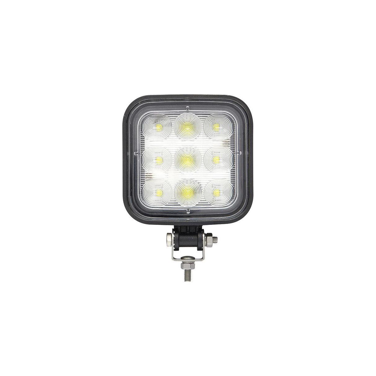 Seachoice 51661 LED Flood Beam Square/Wide Angle Work Light, 12/24V, Black Housing, 9 LEDs - TLL71FBSCH