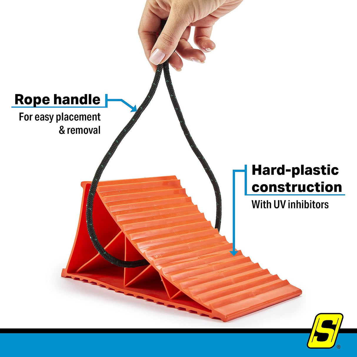 Seachoice Wheel Chock With Rope - 52110 - official Seachoice product image 4