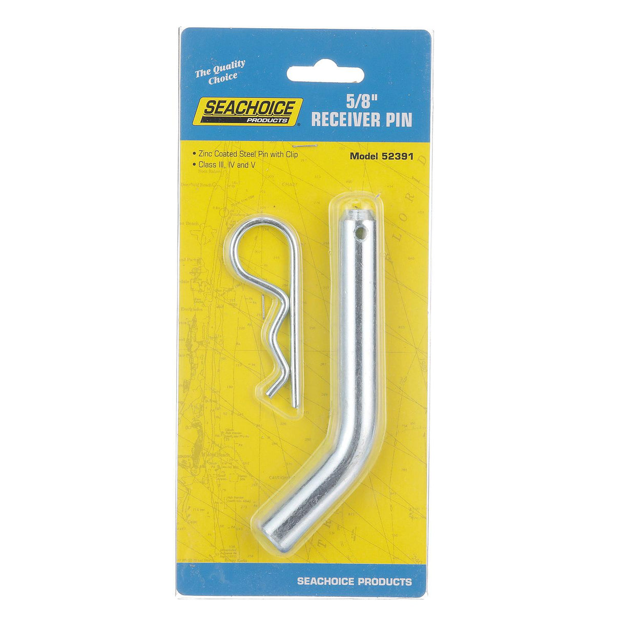 Seachoice 52391 Hitch Pin, 5/8 in., Trailer Receiver Clip Included - 52391 - official Seachoice product image 5