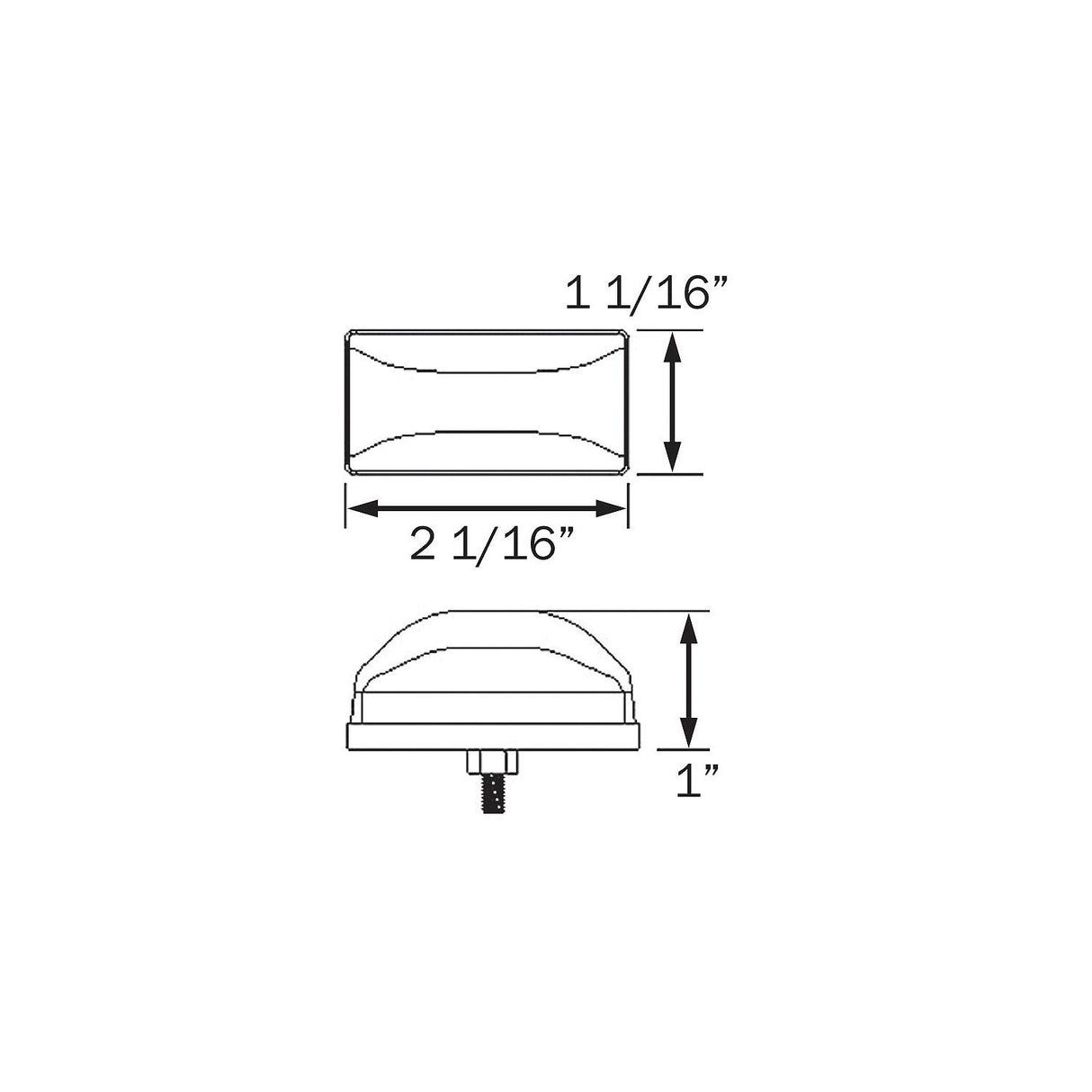 Seachoice Clearance Light Mini Trailer, Amber, w/ Stud - MC95ASSCH - official Seachoice product image 6