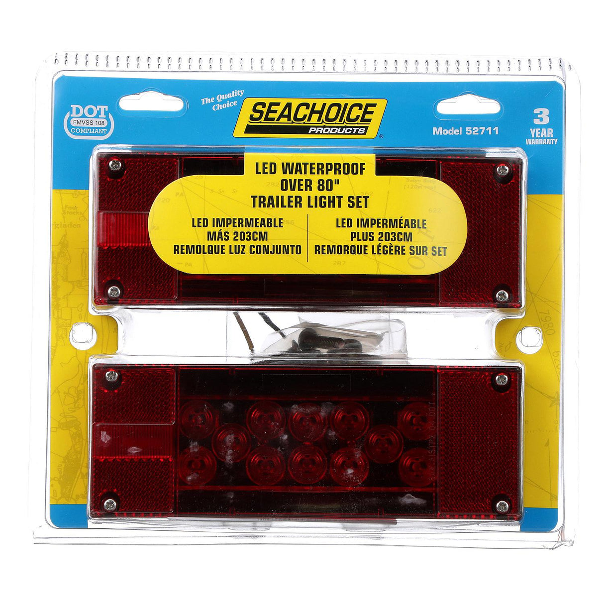 Seachoice Trailer Light Kit, LED, Waterproof, Submersible Under 80 In. - TLL160RKSCH - official Seachoice product image 6