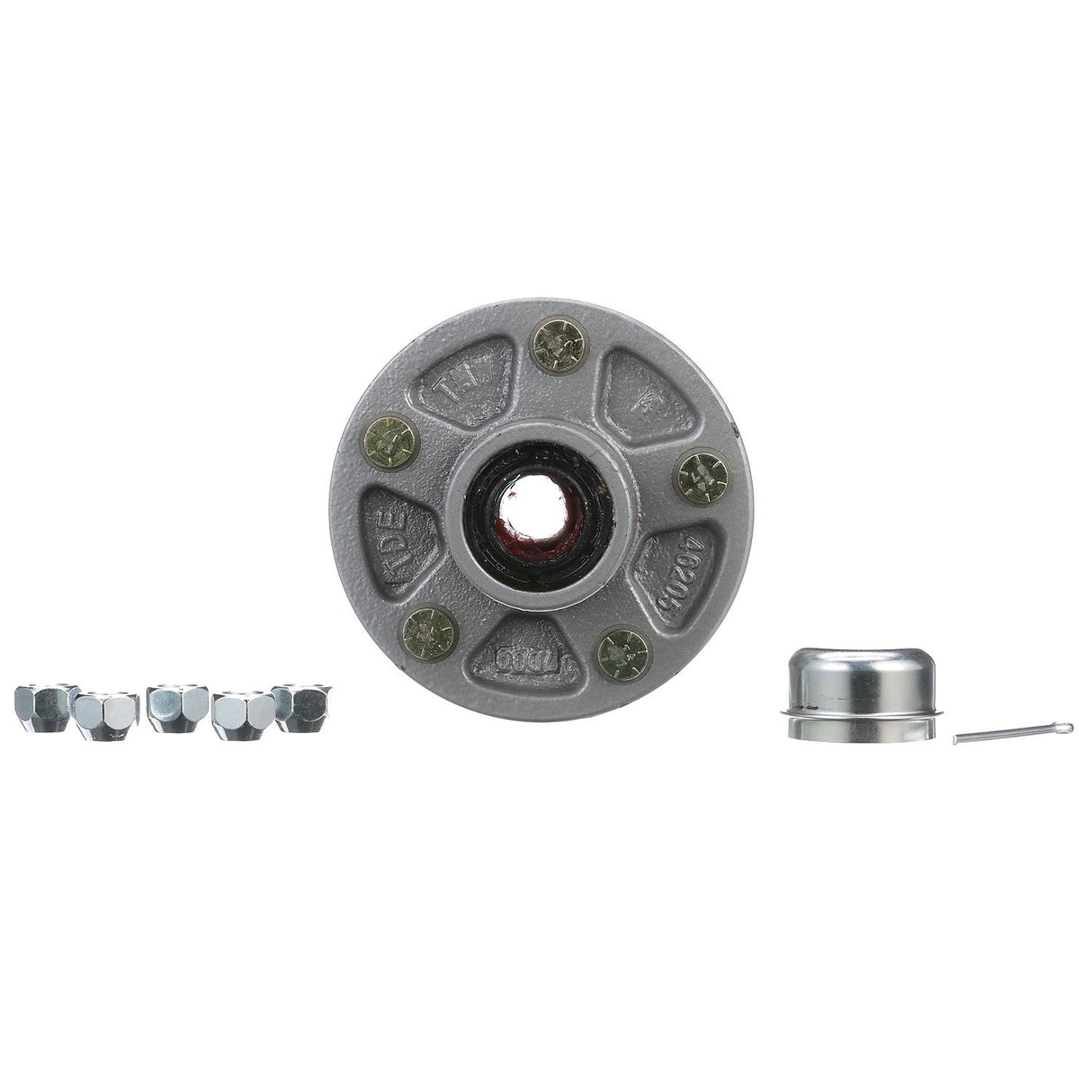 Seachoice 53061 Trailer Wheel Hub, 1.25 in. Axle, 5 Lug, Galvanized, Pregreased - K08-448-SC