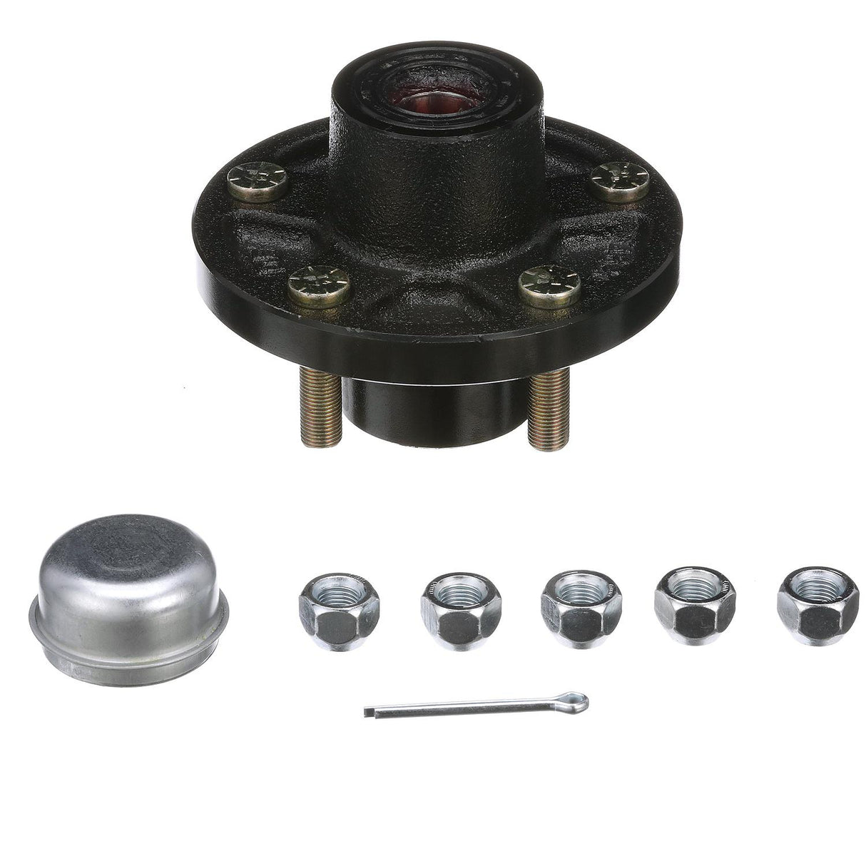 Seachoice 53141 Trailer Wheel Hub, 1 in. Axle, 5 Lug, Pregreased - K08-448-S2