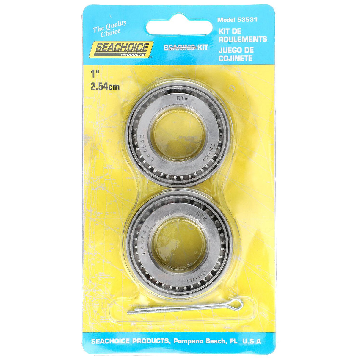 Seachoice Marine Boat Trailer Wheel Bearing Kit, 1 In. Axle, Set of 2 - 53531 - image 4