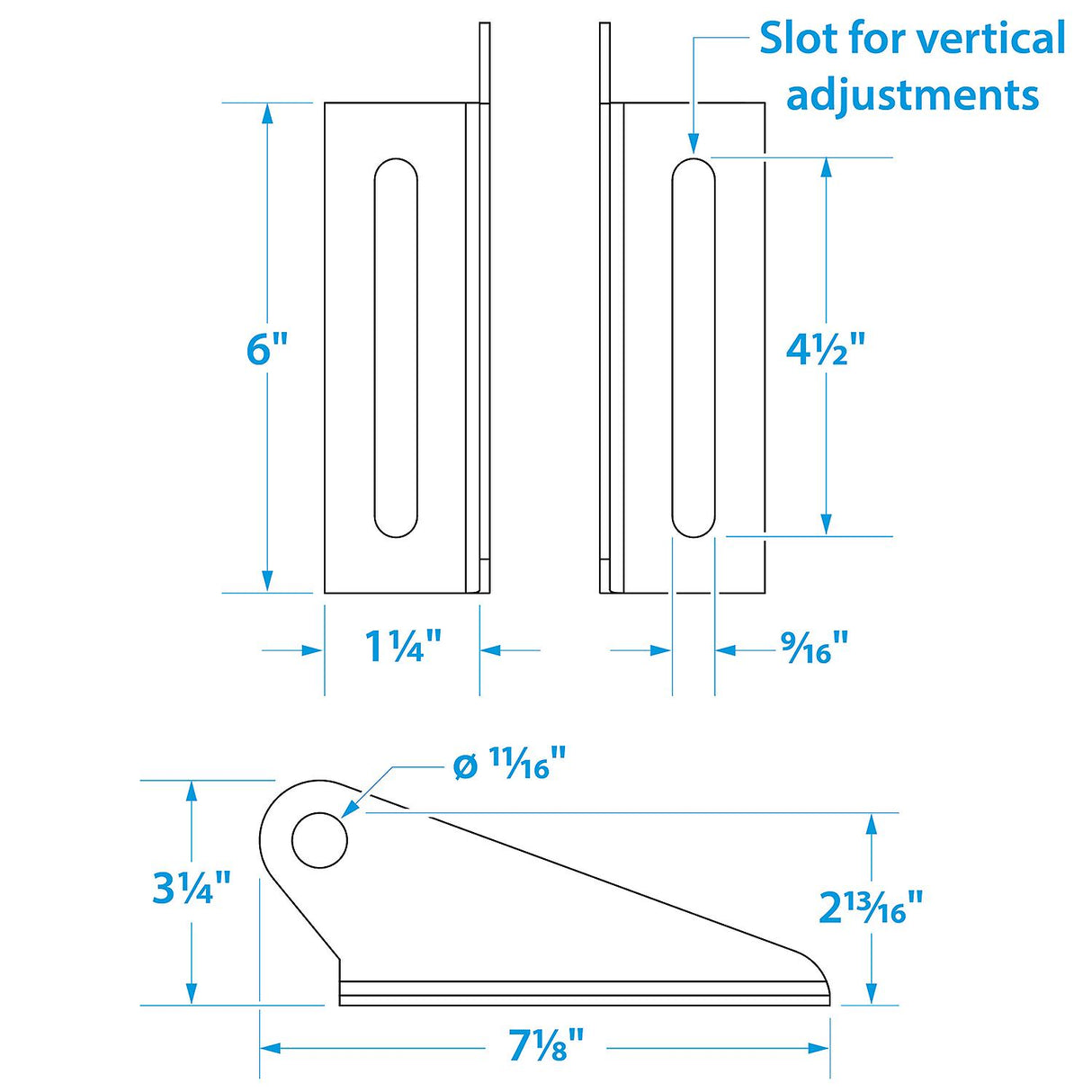 Seachoice Keel Roller Bracket, 2 Piece, Galvanized Boat Trailer - 55530 - official Seachoice product image 4