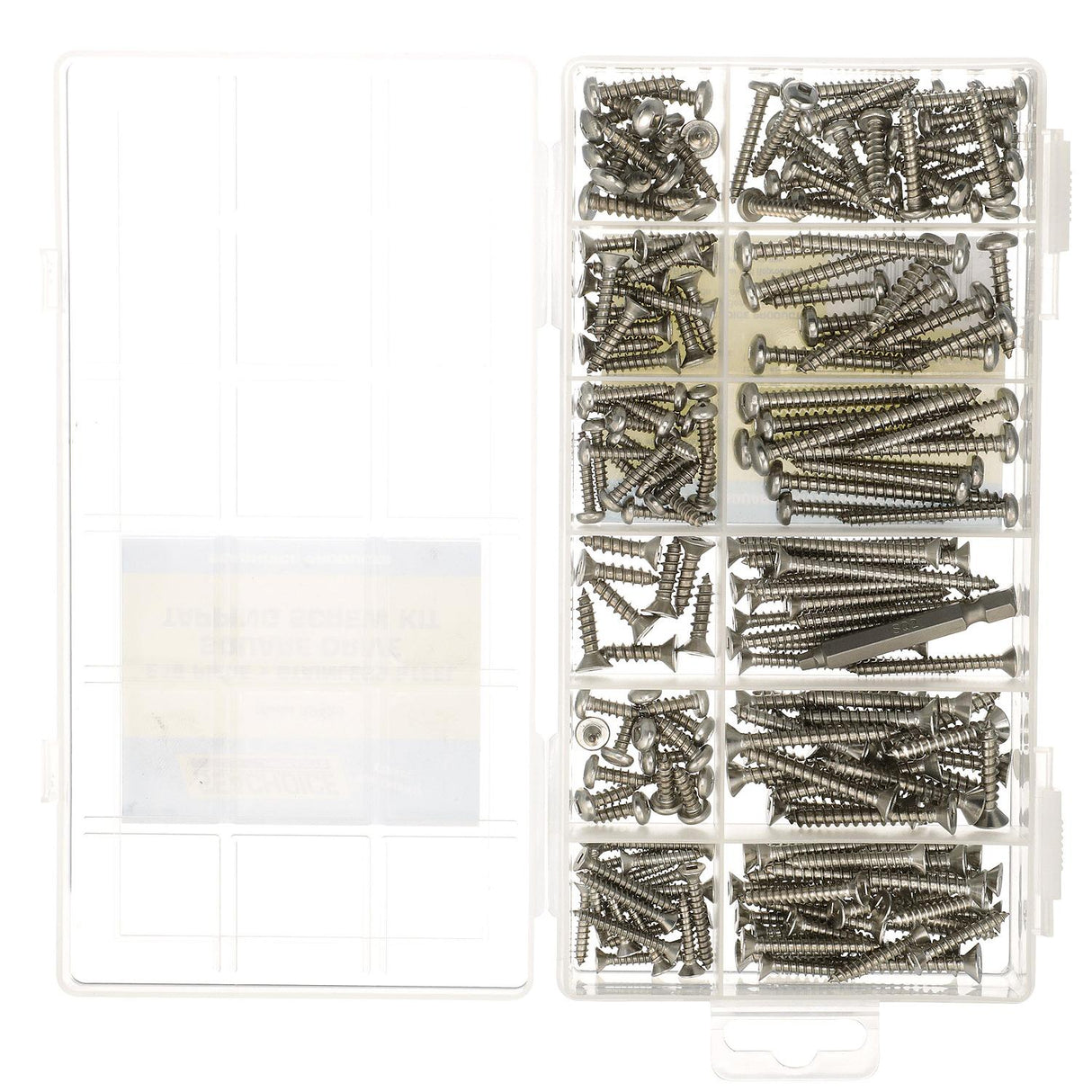 Seachoice Stainless Steel Tapping and Machine Screw Kit, 226 Piece - RP-KP5577SC - official Seachoice product image 4