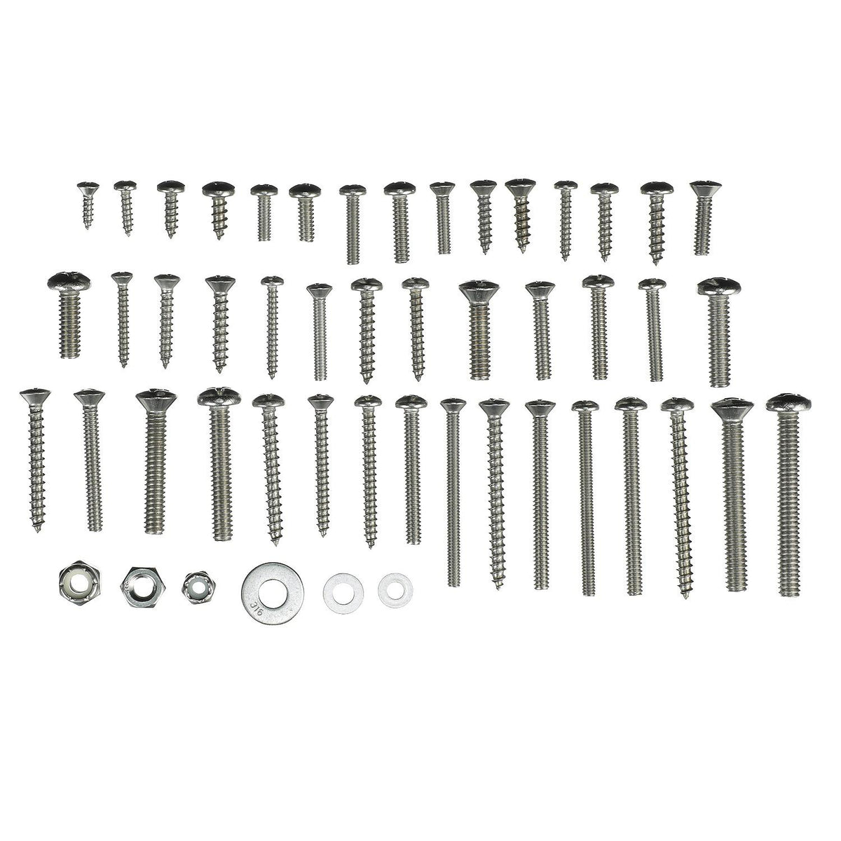 Seachoice Stainless Steel Tapping and Machine Screw Kit, 750 Piece - RP-KP6945SC - image 1