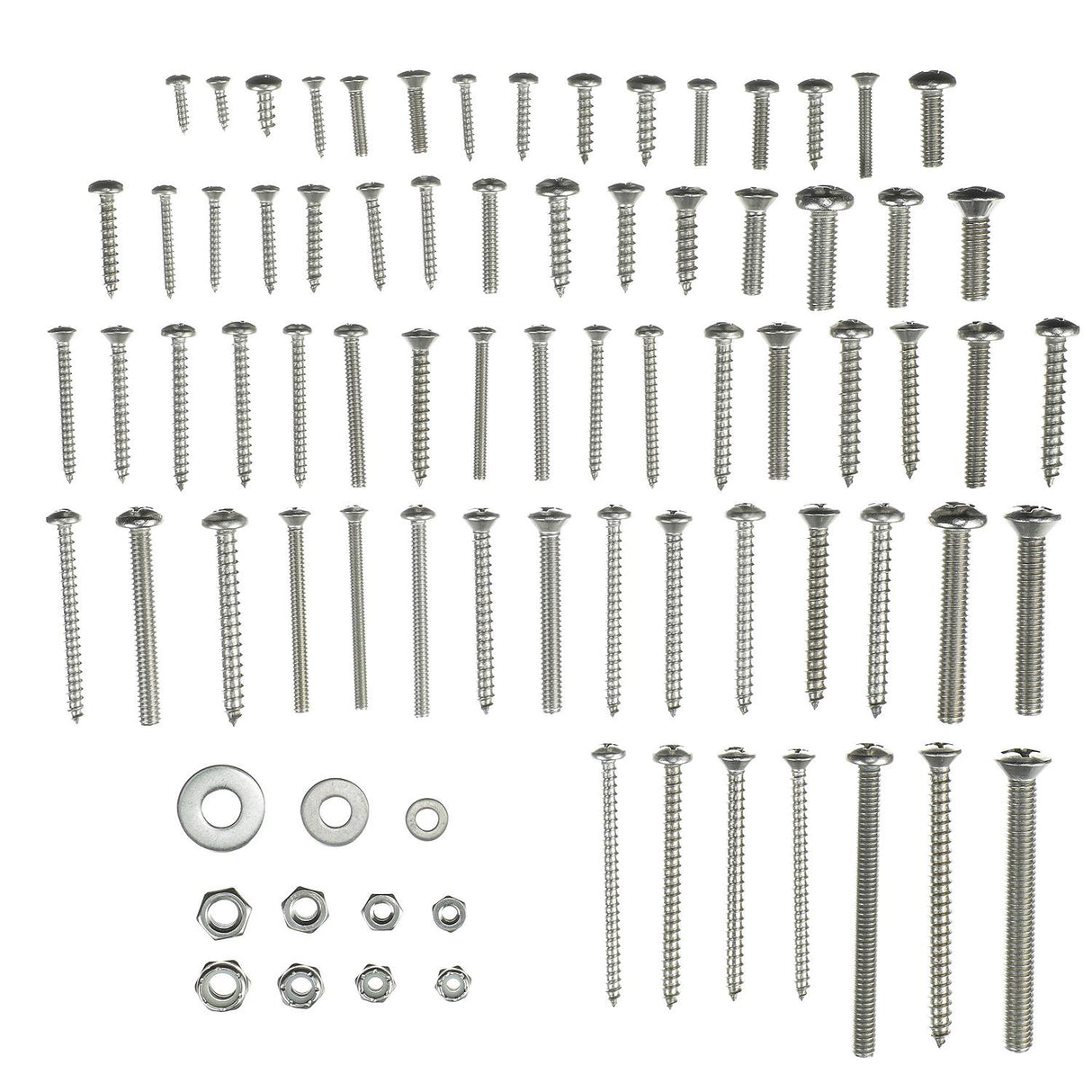 Seachoice Stainless Steel Tapping and Machine Screw Kit, 1,008 Piece - RP-KP9097SC - image 3
