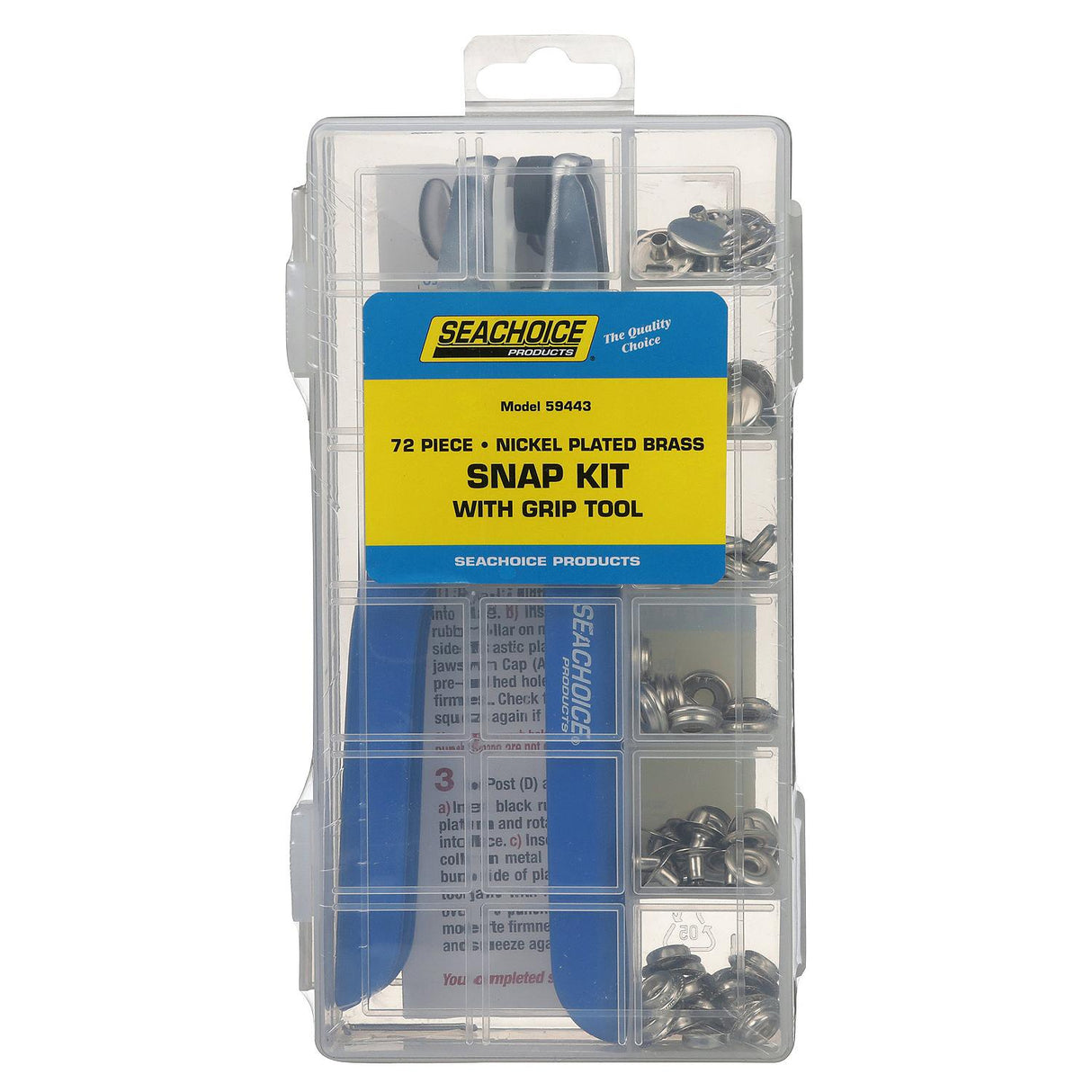 Seachoice 72-Piece Canvas Snap Kit with Tool, for Boat Covers and Canvas Covers - RP-KP7263SC - official Seachoice product image 5