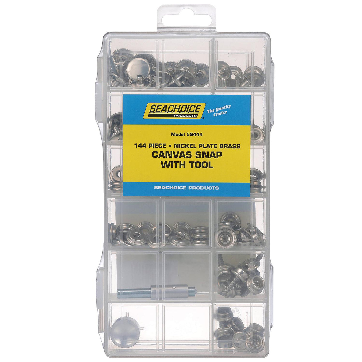 Seachoice 144-Piece Canvas Snap Kit with Tool, for Boat Covers and Tonneau Covers - RP-KP7262SC - official Seachoice product image 4