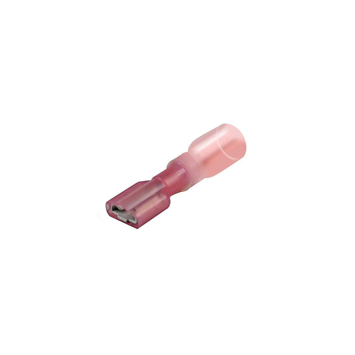 Seachoice Heat Shrink Insulated Disconnect, Marine Grade Heat-Shrinkable Female Disconnect Terminals, Red, Pack of 25, 22-18 Wire Range - 60271 - official Seachoice product image 6