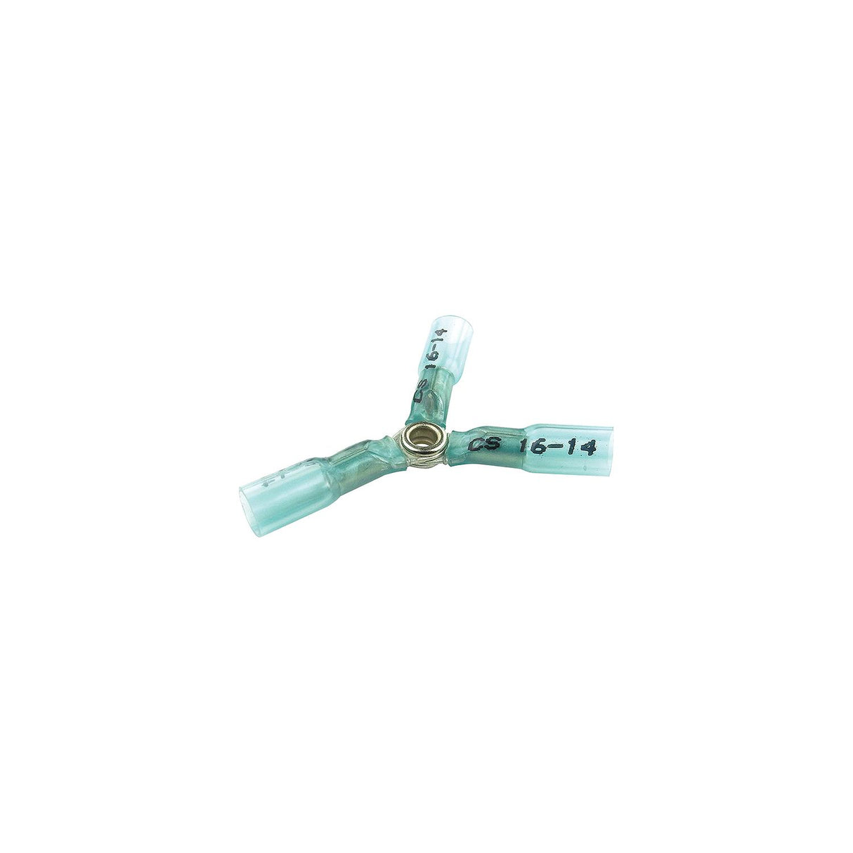 Seachoice 60324 Clear Seal 16-14 Ga. 3-Way Splice, Blue, 3/Bag - 50-60324