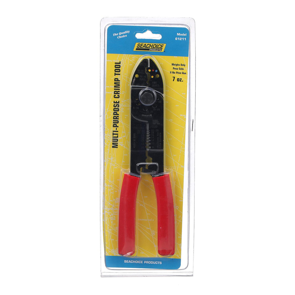 Seachoice Multi-Purpose Crimp Tool, Wire Cutter with Comfort Grips - 61211 - official Seachoice product image 7