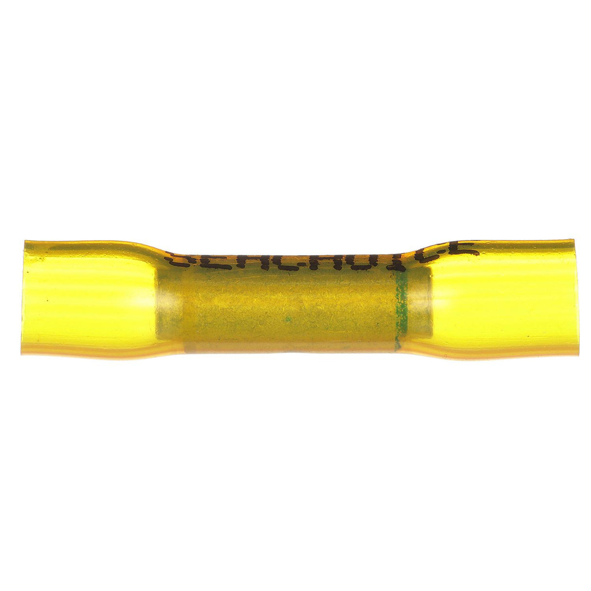 Seachoice Step Down 3-to-1 Heat Shrink Butt Connector, Marine Grade Heat-Shrinkable Butt Splices, Yellow, Pack of 10, 16-14 to 12-10 Wire Range - 61411 - official Seachoice product image 4