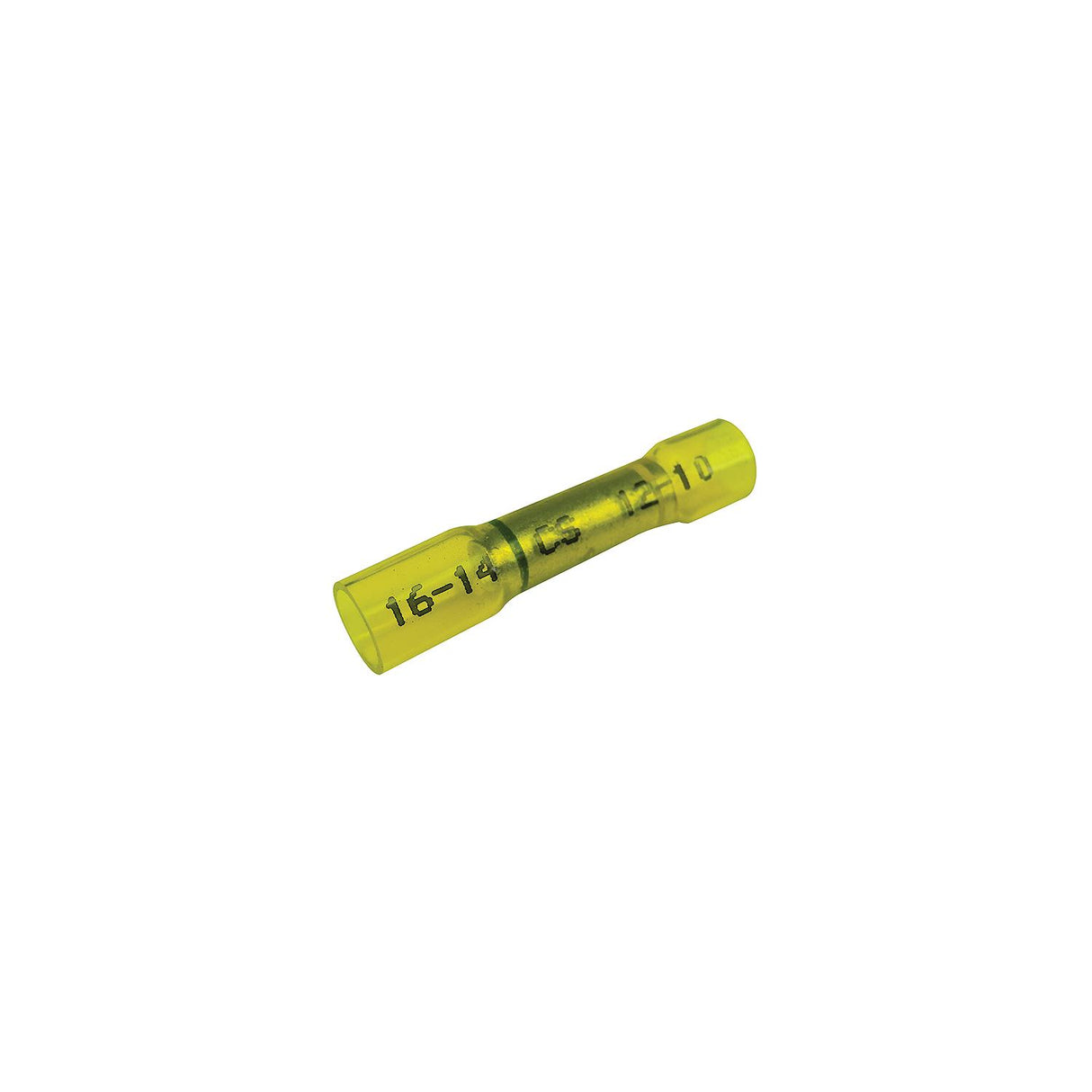 Seachoice Step Down 3-to-1 Heat Shrink Butt Connector, Marine Grade Heat-Shrinkable Butt Splices, Yellow, Pack of 10, 16-14 to 12-10 Wire Range - 61411 - official Seachoice product image 6