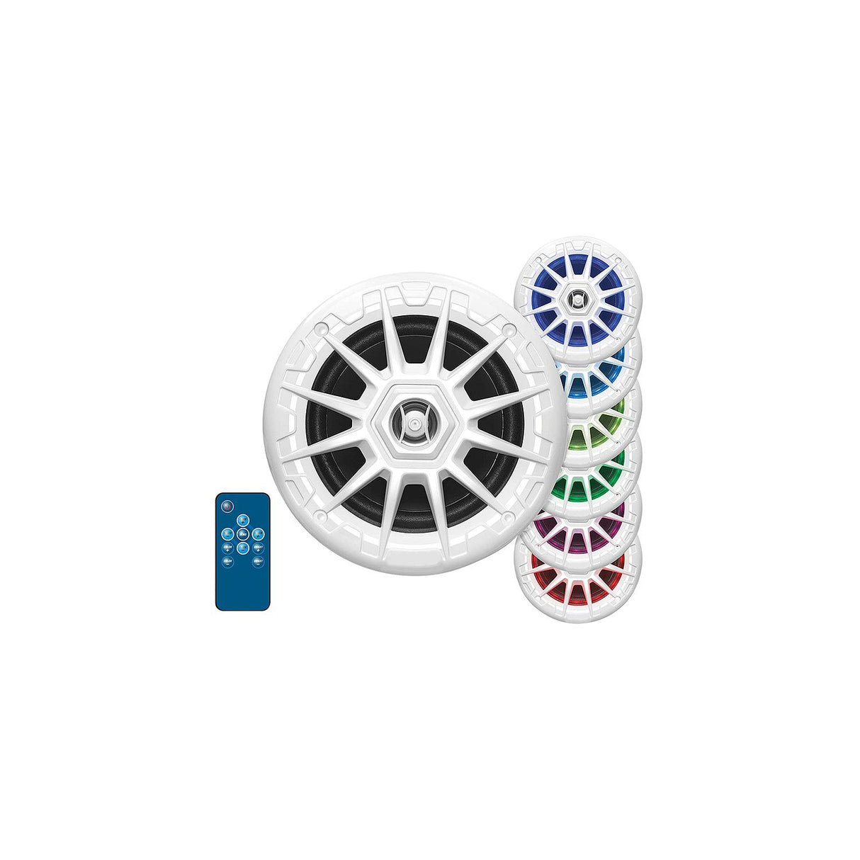 Seachoice 5-1/4" 150 Watt, 2-Way LED Speakers, White - MRGB55WSC - official Seachoice product image 4