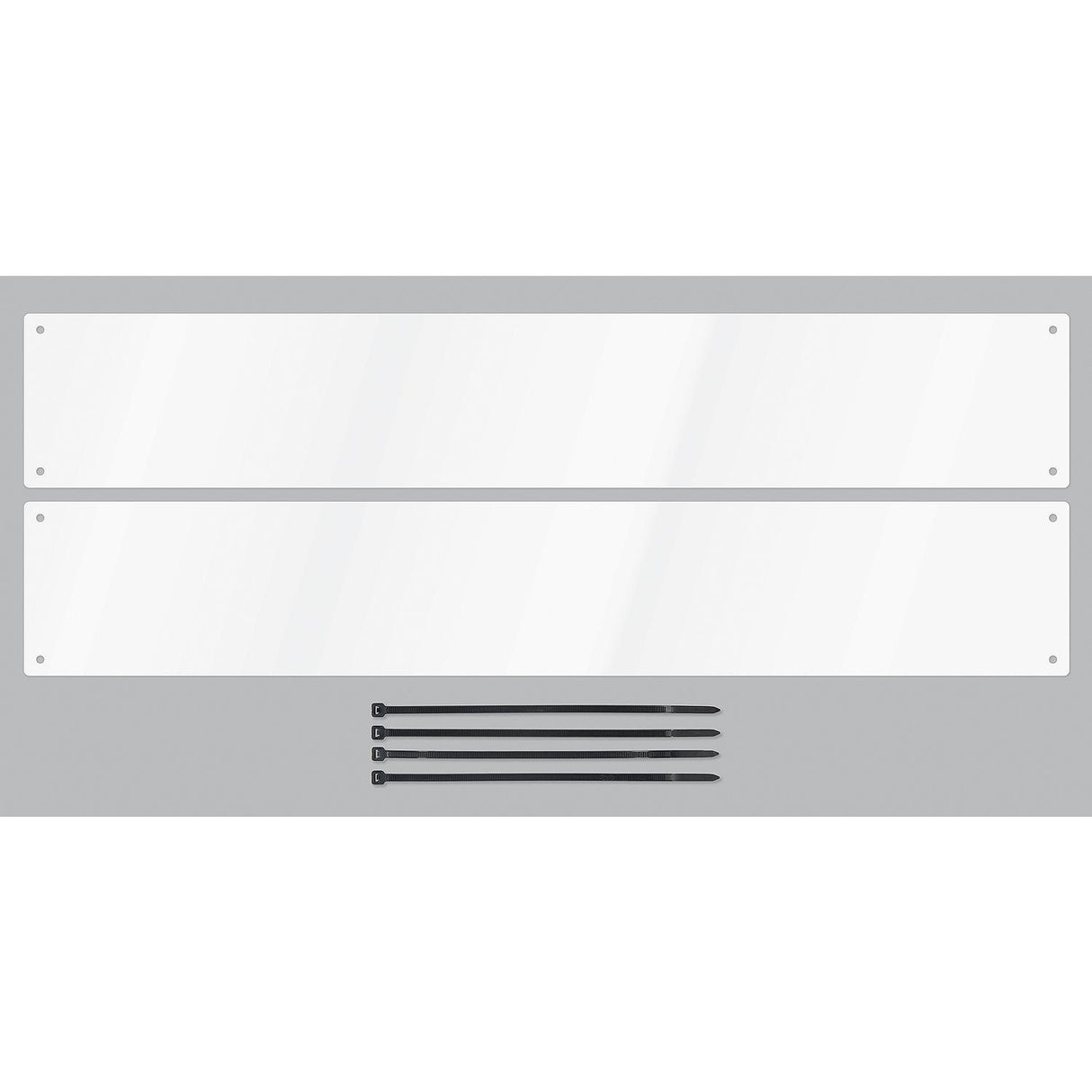Seachoice 74213 Boat Registration Number Plates, White, 24" x 4", Qty. 2 - image 1