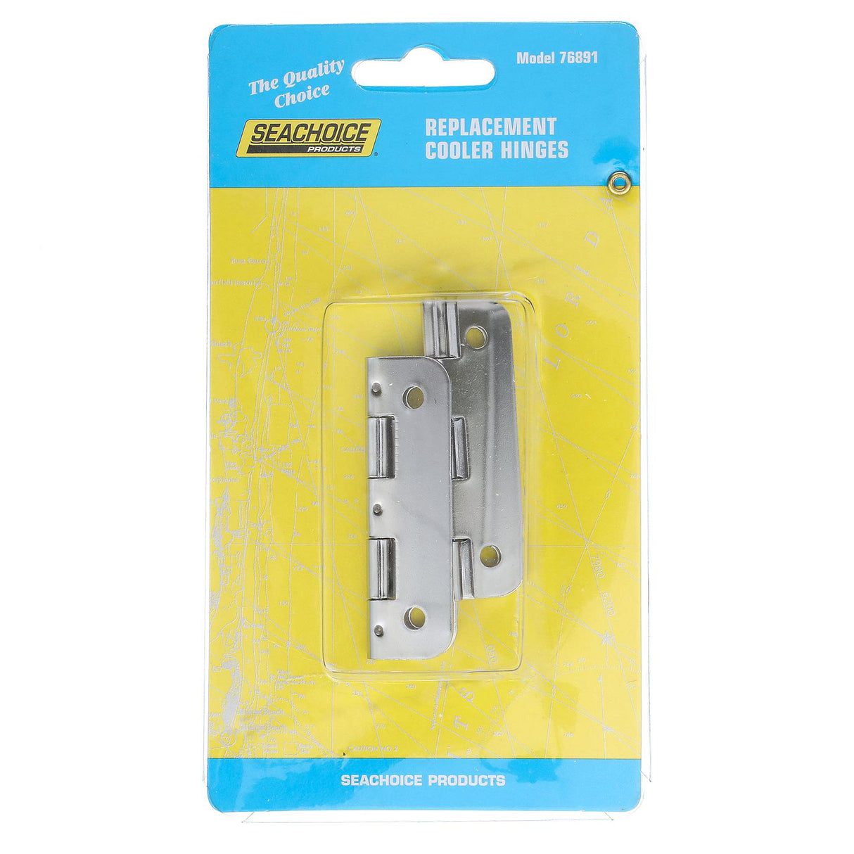 Seachoice Igloo Cooler Replacement Hinge, Stainless Steel, Pack of 2 - 76891