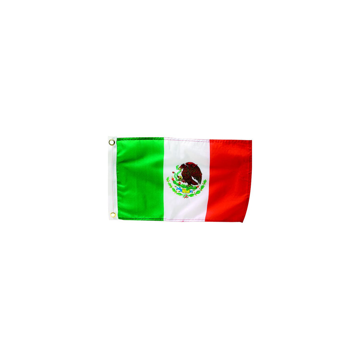 Seachoice 78271 12" x 18" Nylon Print Dyed Mexico Flag - 78271