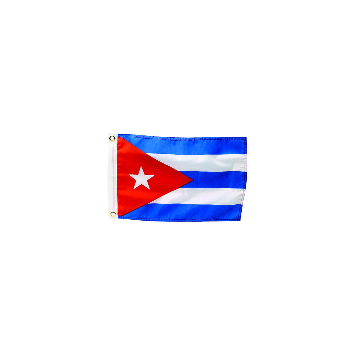Seachoice 78291 12" x 18" Nylon Print Dyed Cuba Flag - 50-78291