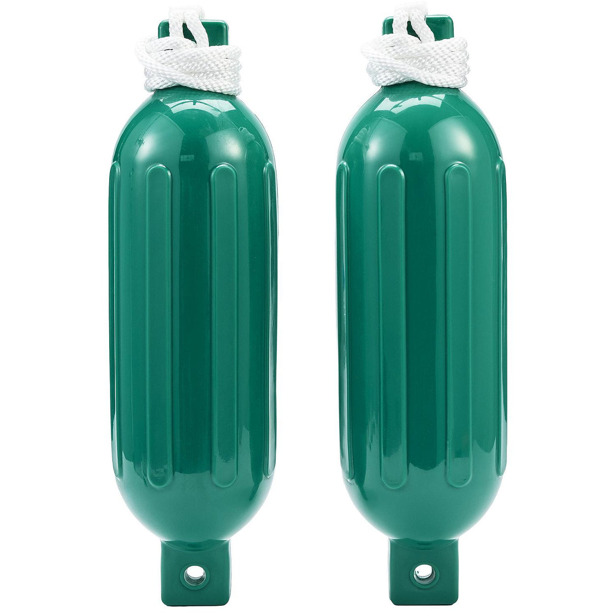 Seachoice 79257 Twin Eye Ribbed Fender Kit (Includes 2 5.5" x 20" Green Fenders and 2 Matching 3/8 x 5' Fender Lines) - DE77208S - official Seachoice product image 7