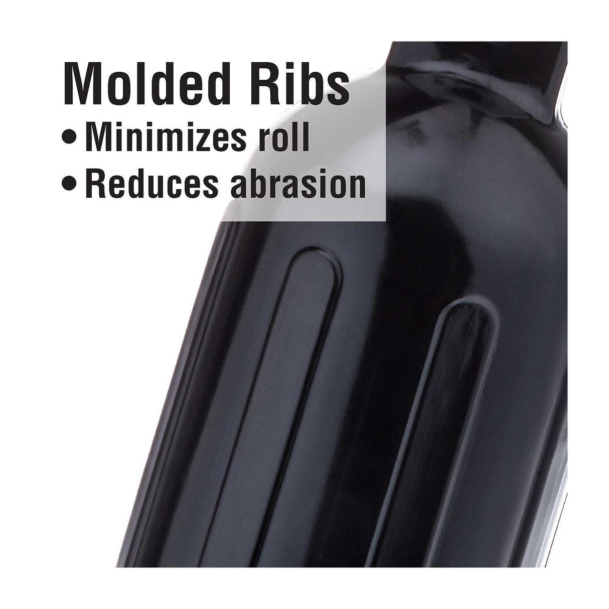 Seachoice Twin Eye Ribbed Fender Kit, Includes a Pair of MFP Fender Lines, Black, 5-1/2 in. X 20 in. - DE77206S - official Seachoice product image 7