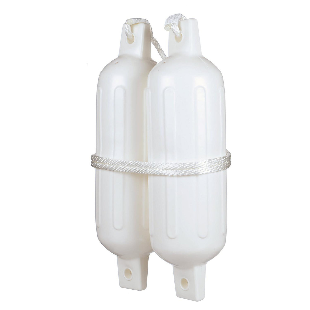 Seachoice Twin Eye Ribbed Fender Kit, Includes a Pair of MFP Fender Lines, White, 6-1/2 In. X 23 In. - DE77231S - official Seachoice product image 3