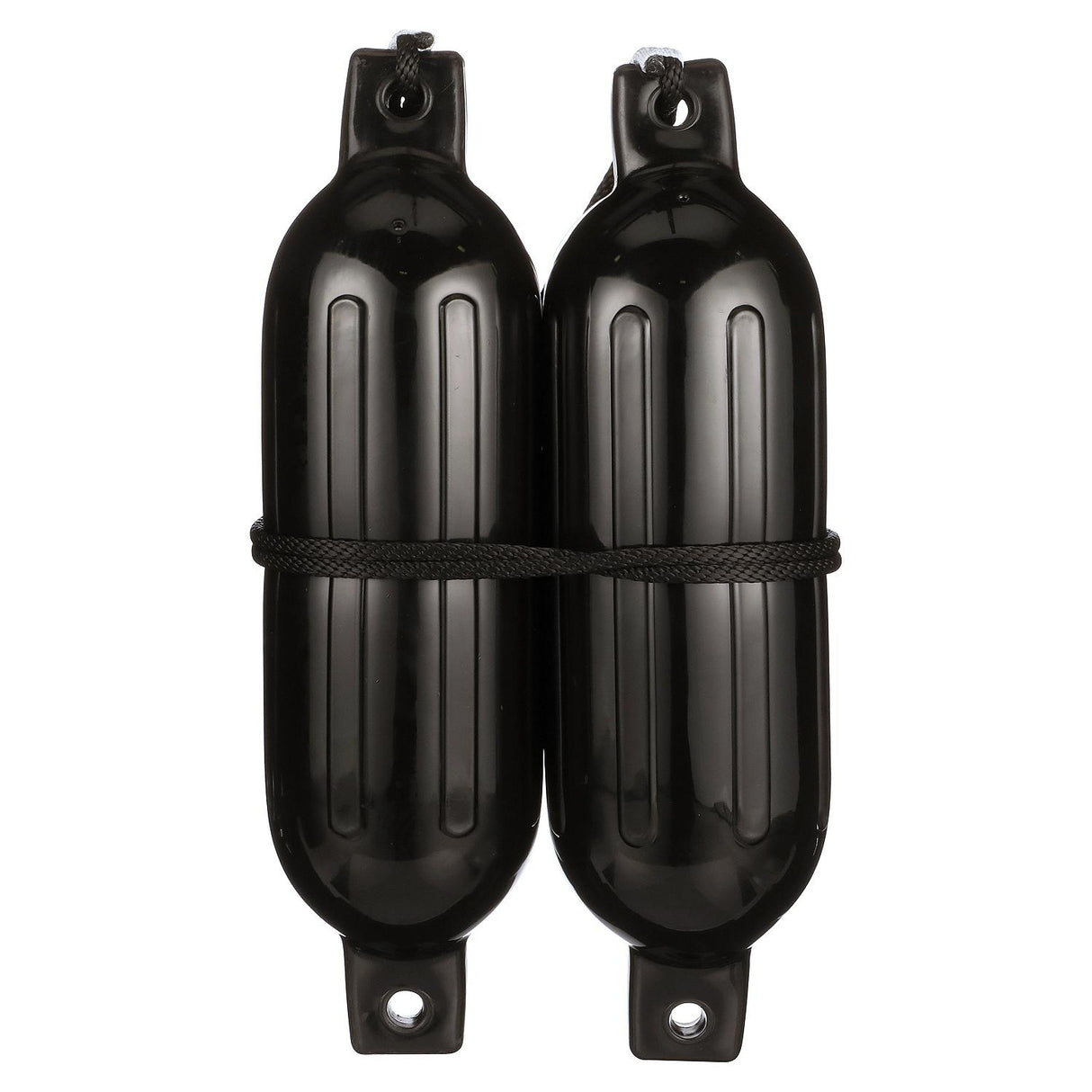 Seachoice Twin Eye Ribbed Fender Kit, Includes a Pair of MFP Fender Lines, Black, 6-1/2 In. X 23 In. - DE77236S - official Seachoice product image 4