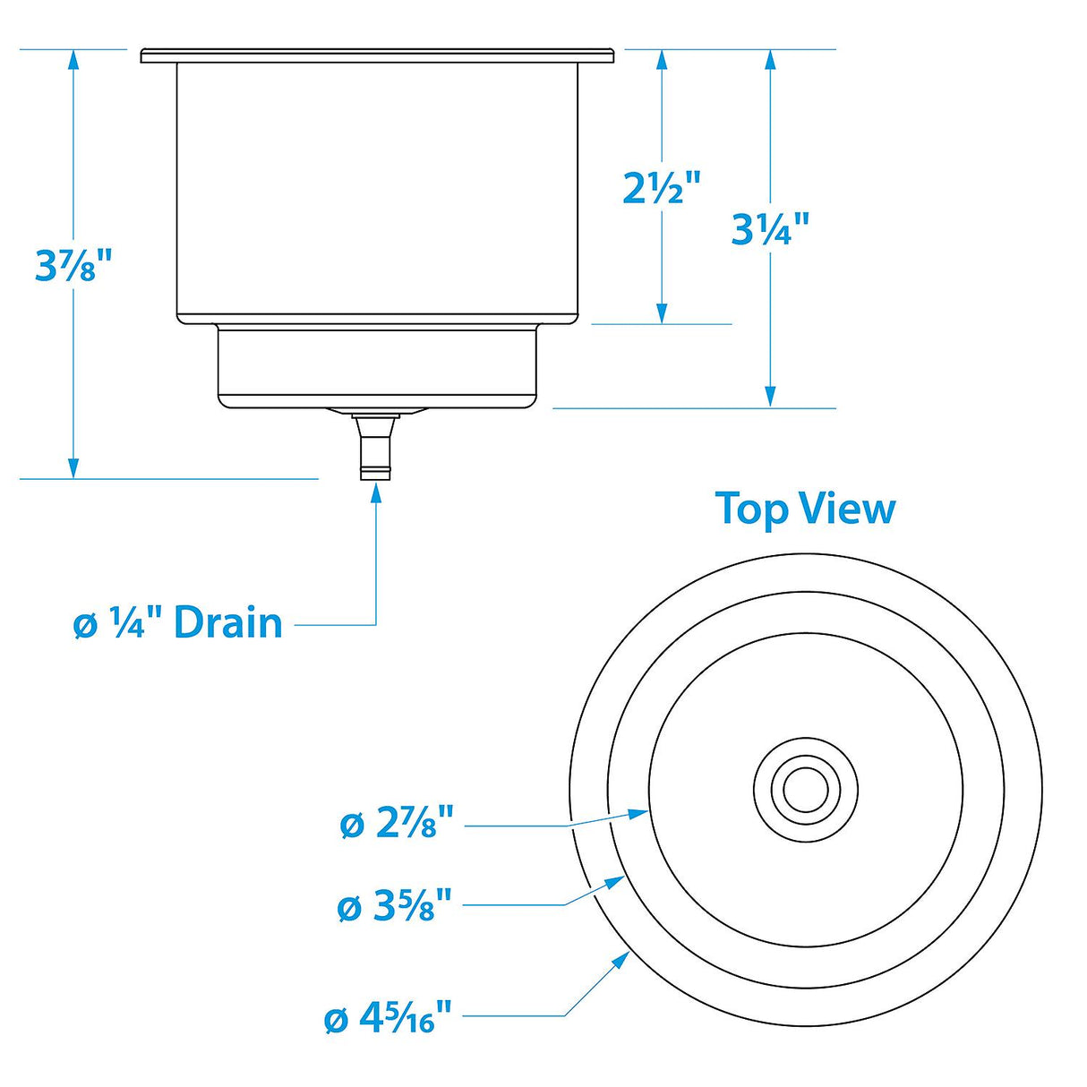 Seachoice Boat Drink Holder Recessed, Stainless Steel, 3-5/8 in. Inside Diameter - 79421 - official Seachoice product image 6