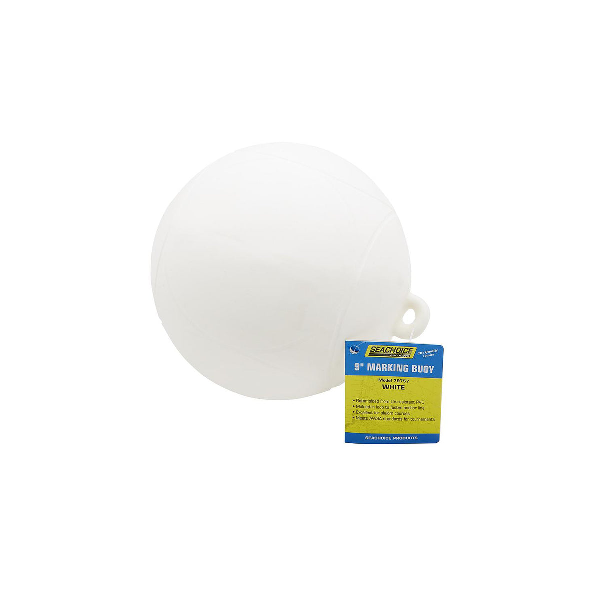 Seachoice Slalom Marking Buoy, 9 in., White - DE95881S - official Seachoice product image 3