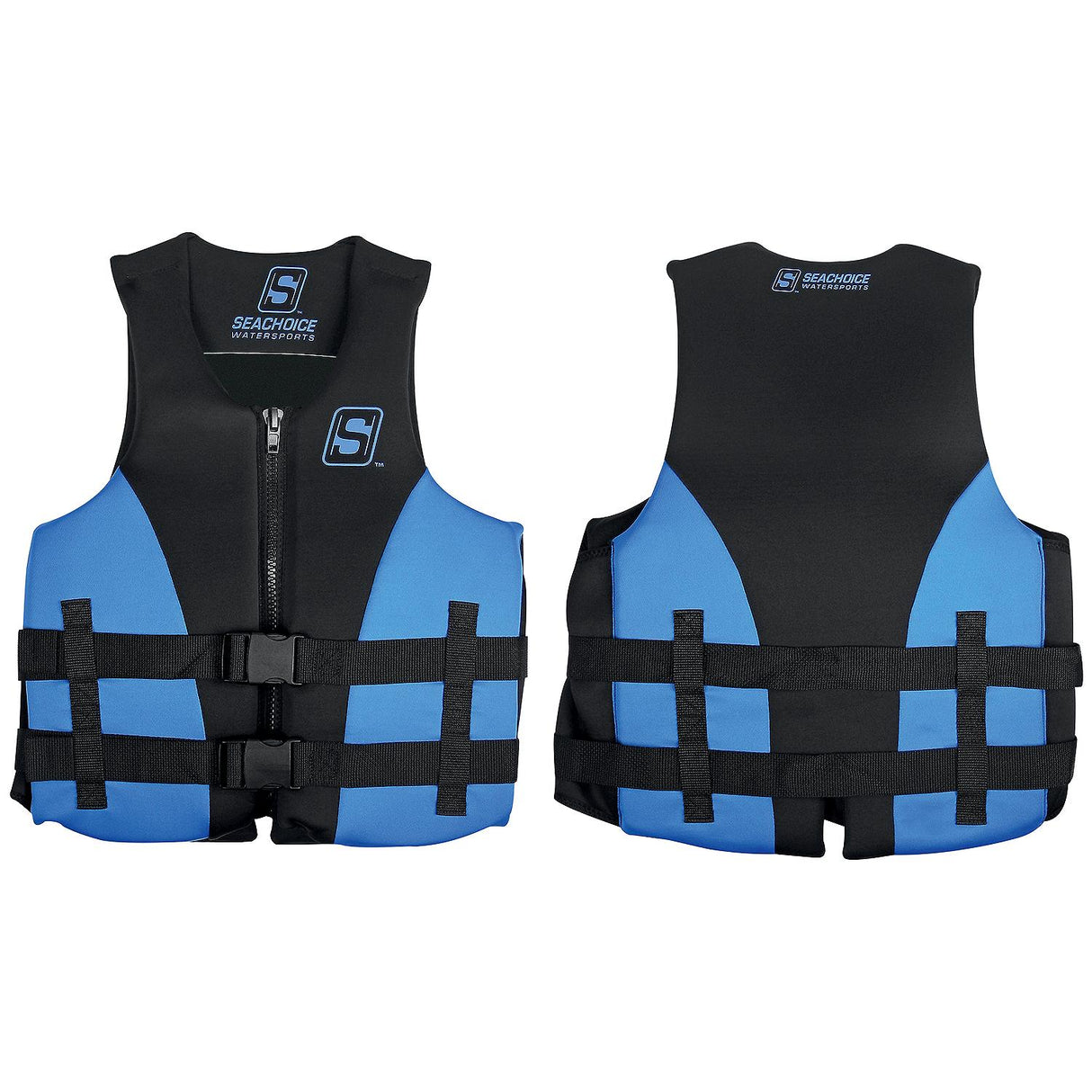 Seachoice 85138 Evoprene Multi-Sport Life Jacket - 2XL - Blue/Black, Fits Chest 44-50 in, USCG Level 70 - 85138
