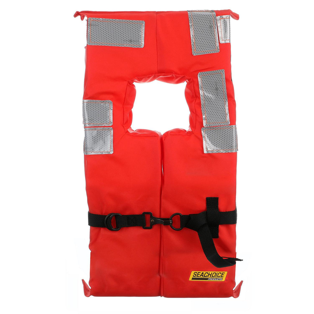 Seachoice Type I Commercial Offshore Vest, Fluorescent Orange, Reflective Panels, Youth, Up to 90 Lbs. - 321RT-85910 - official Seachoice product image 3