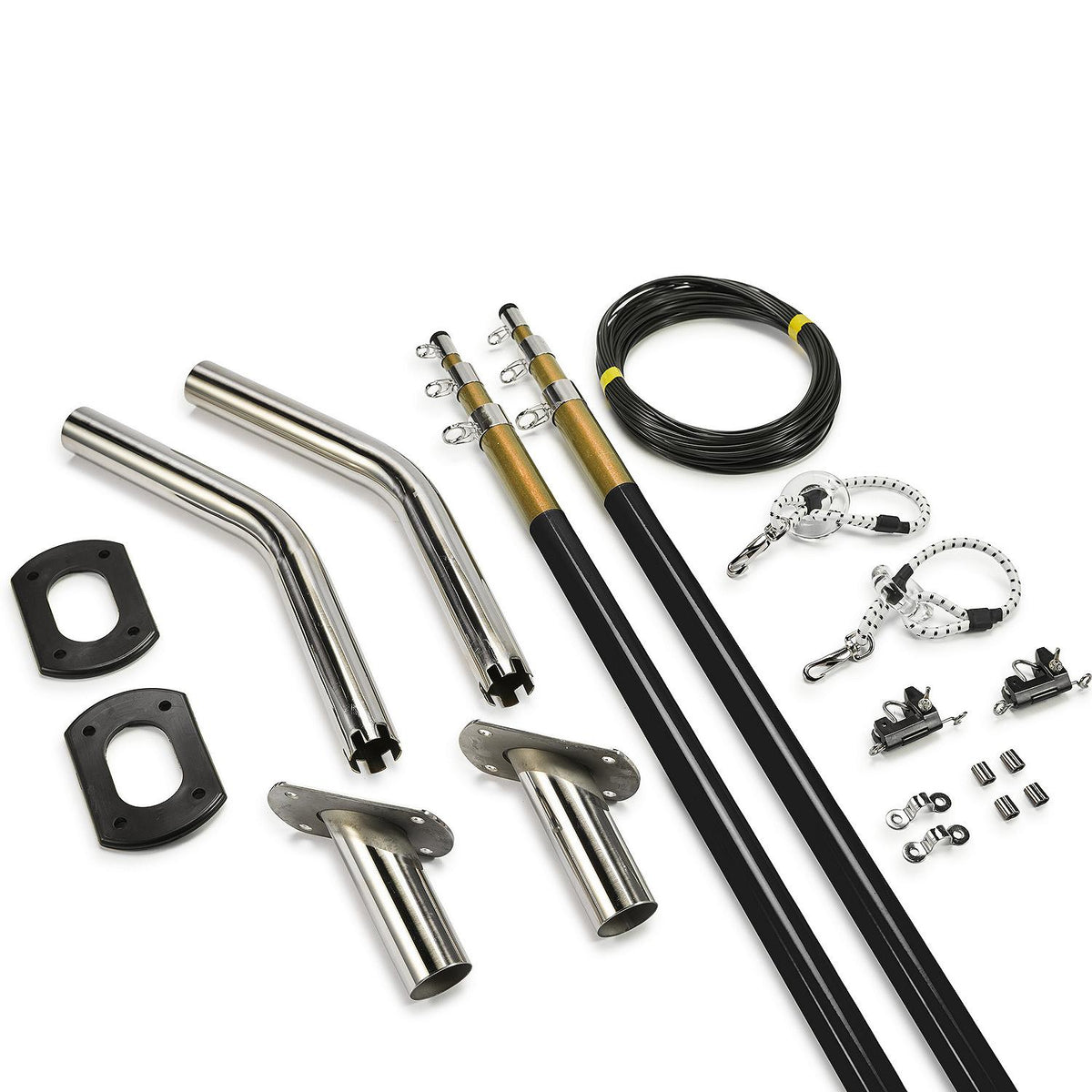 Seachoice Outrigger Kit-15' Black/Gold-Complete - 88261 - image 4