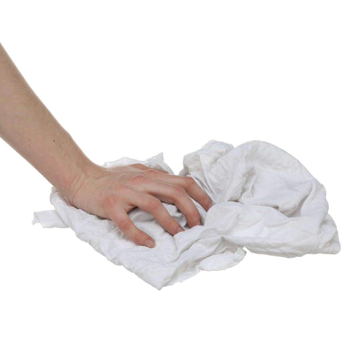 Seachoice Recycled White Knit Wiping Cloths, Low-Lint, 1 Lb. Box - 7402-01-12-SC - official Seachoice product image 4