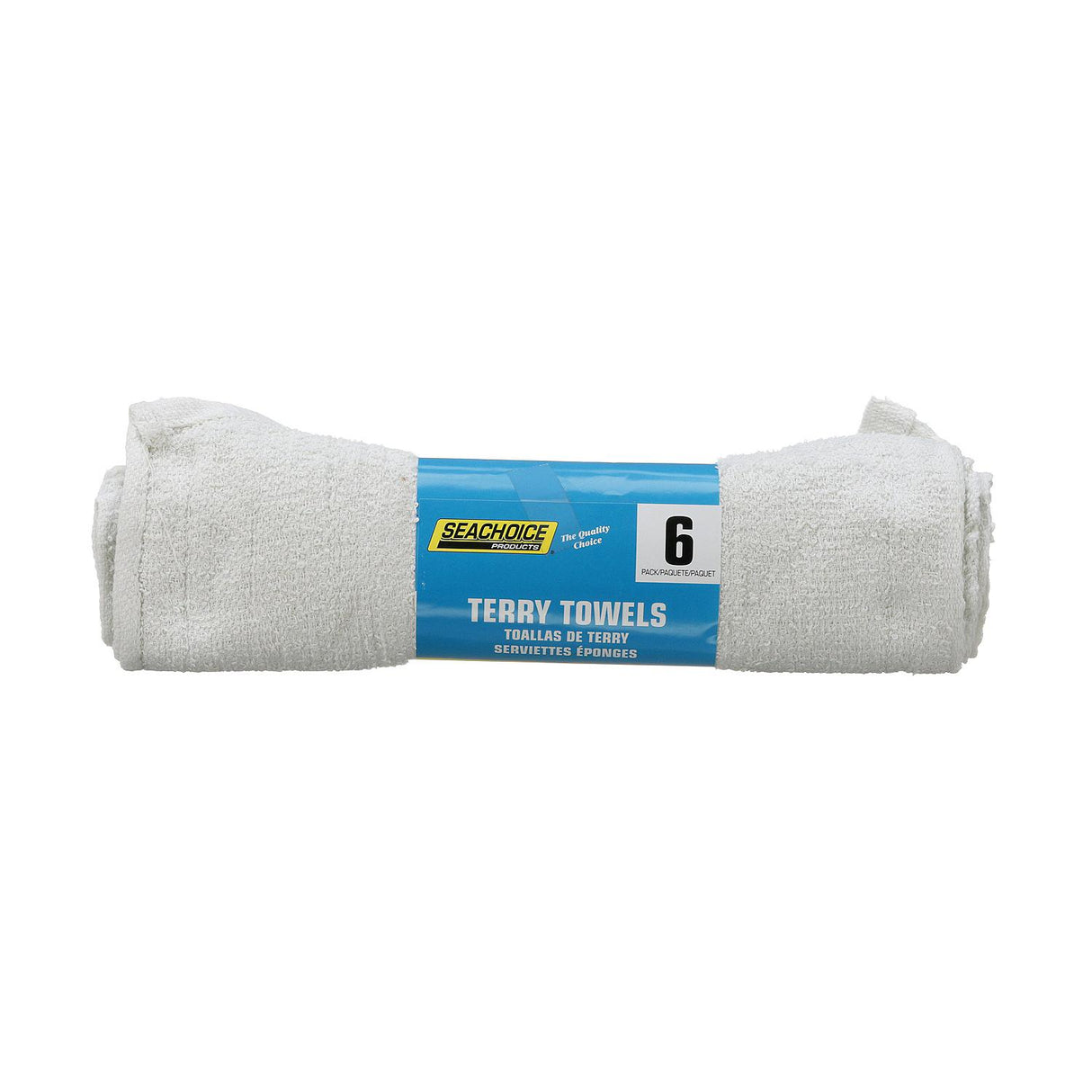 Seachoice Terry Towels, 14 in. X 17 in. Size, 6-Pack Roll - T-90010-SC
