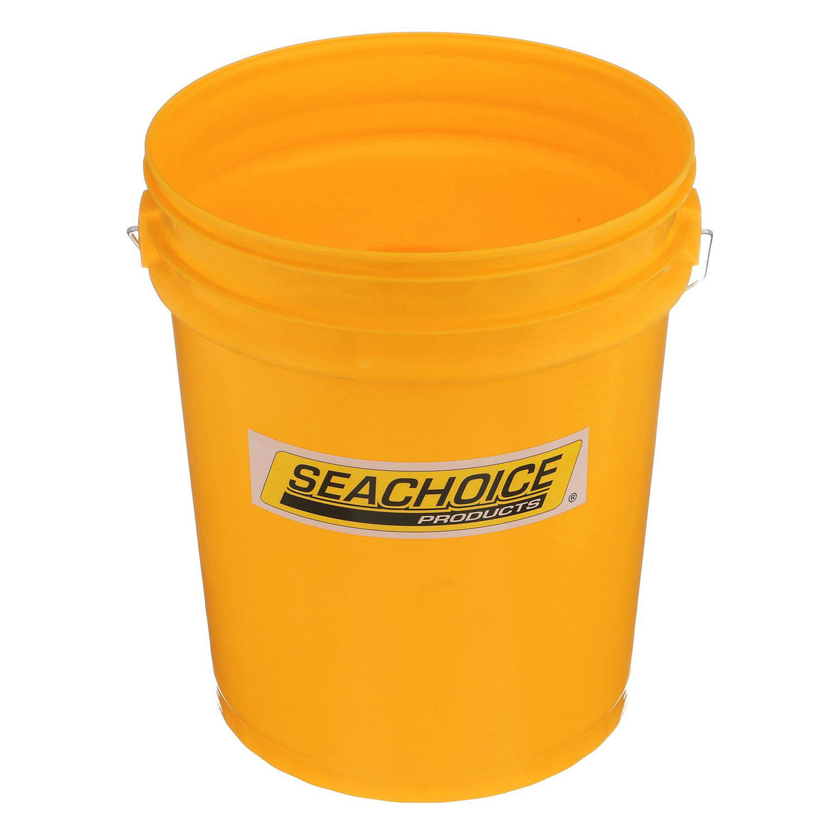Seachoice 5-Gallon Plastic Bucket w/ Metal Handle, Yellow - 90120 - official Seachoice product image 3