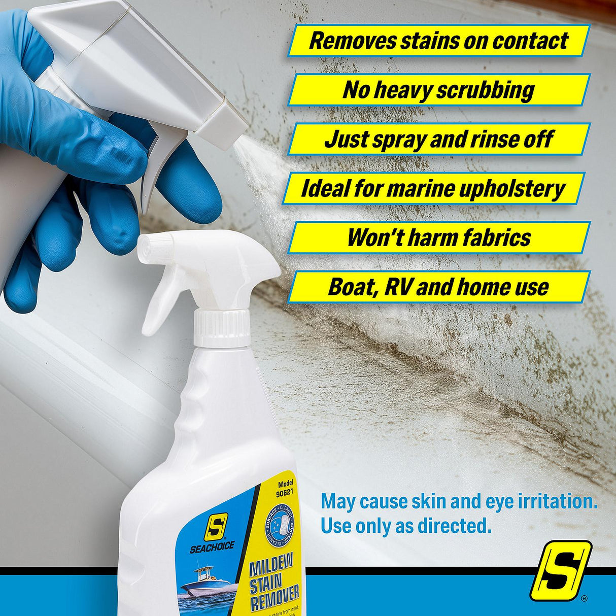 Seachoice 90621 Mildew Stain Remover, 32 oz. - 90621 - official Seachoice product image 12