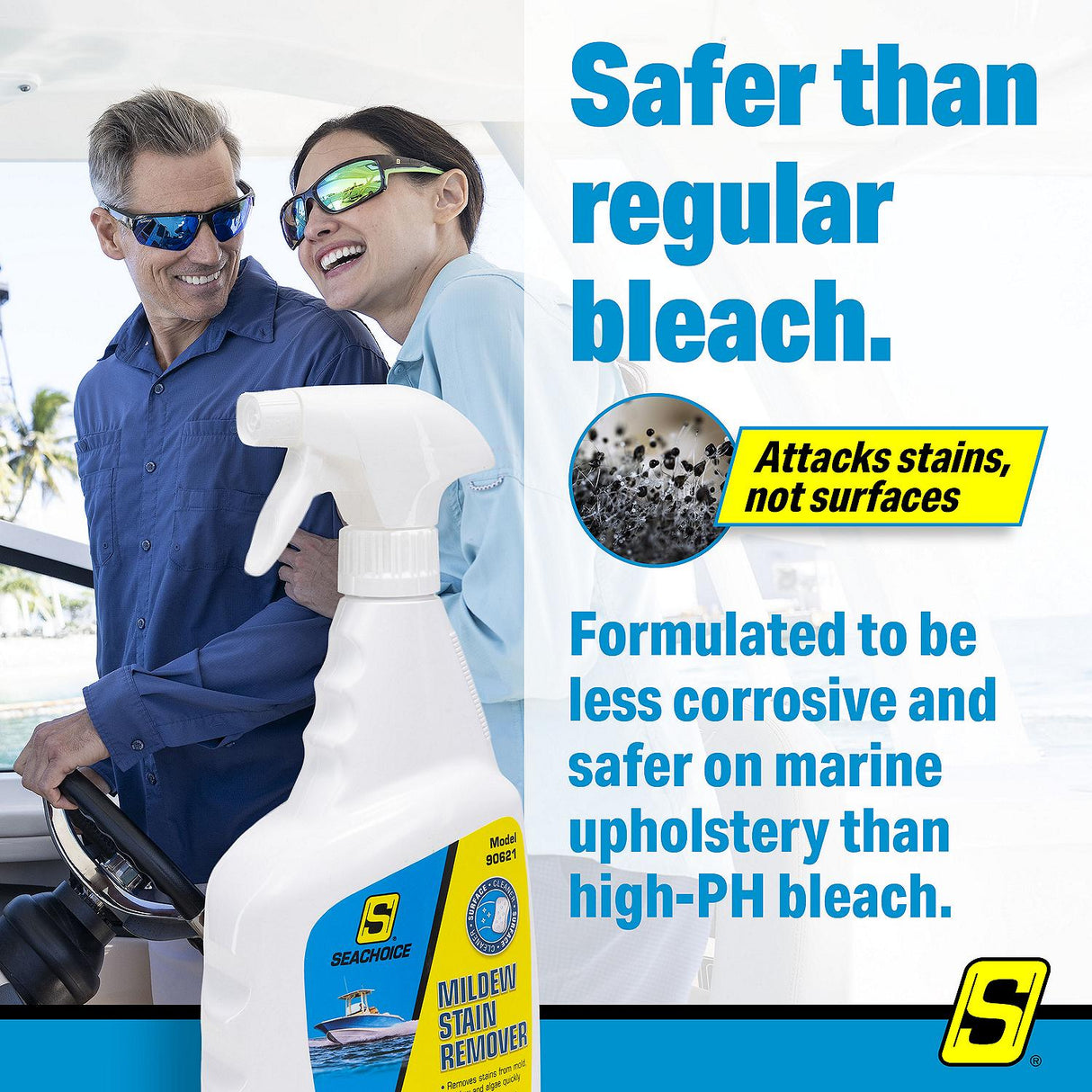 Seachoice 90621 Mildew Stain Remover, 32 oz. - 90621 - official Seachoice product image 11