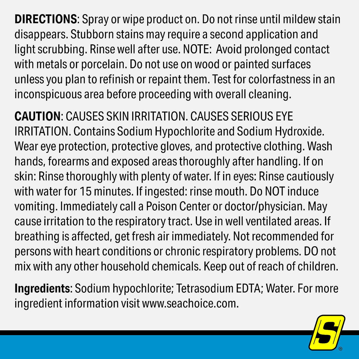 Seachoice 90621 Mildew Stain Remover, 32 oz. - 90621 - official Seachoice product image 9