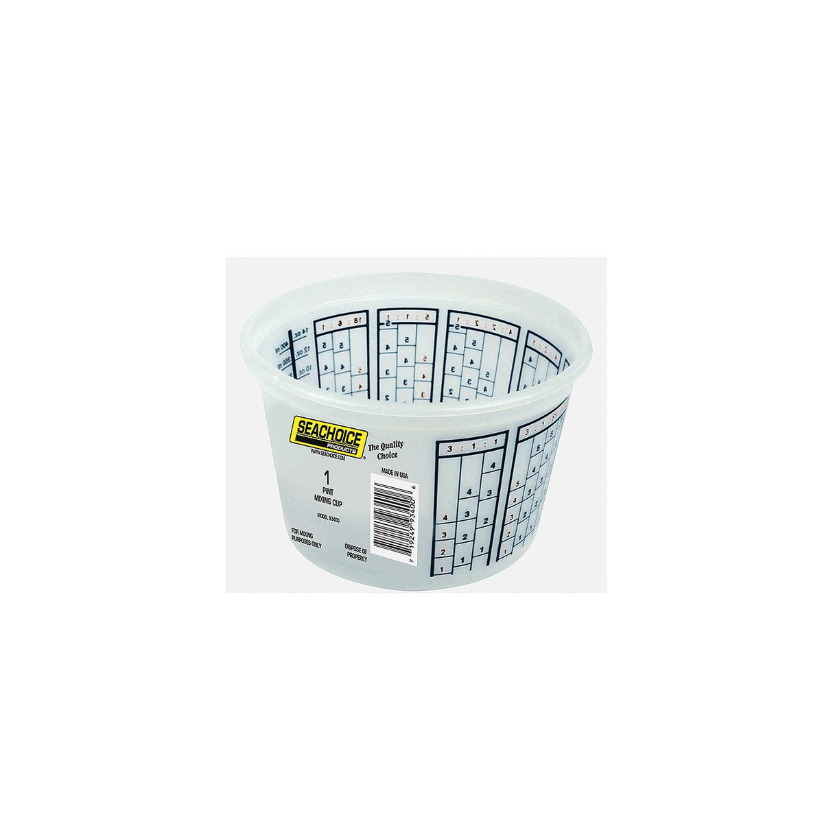 Seachoice 93400 Paint Mix Container, Pint - 93400