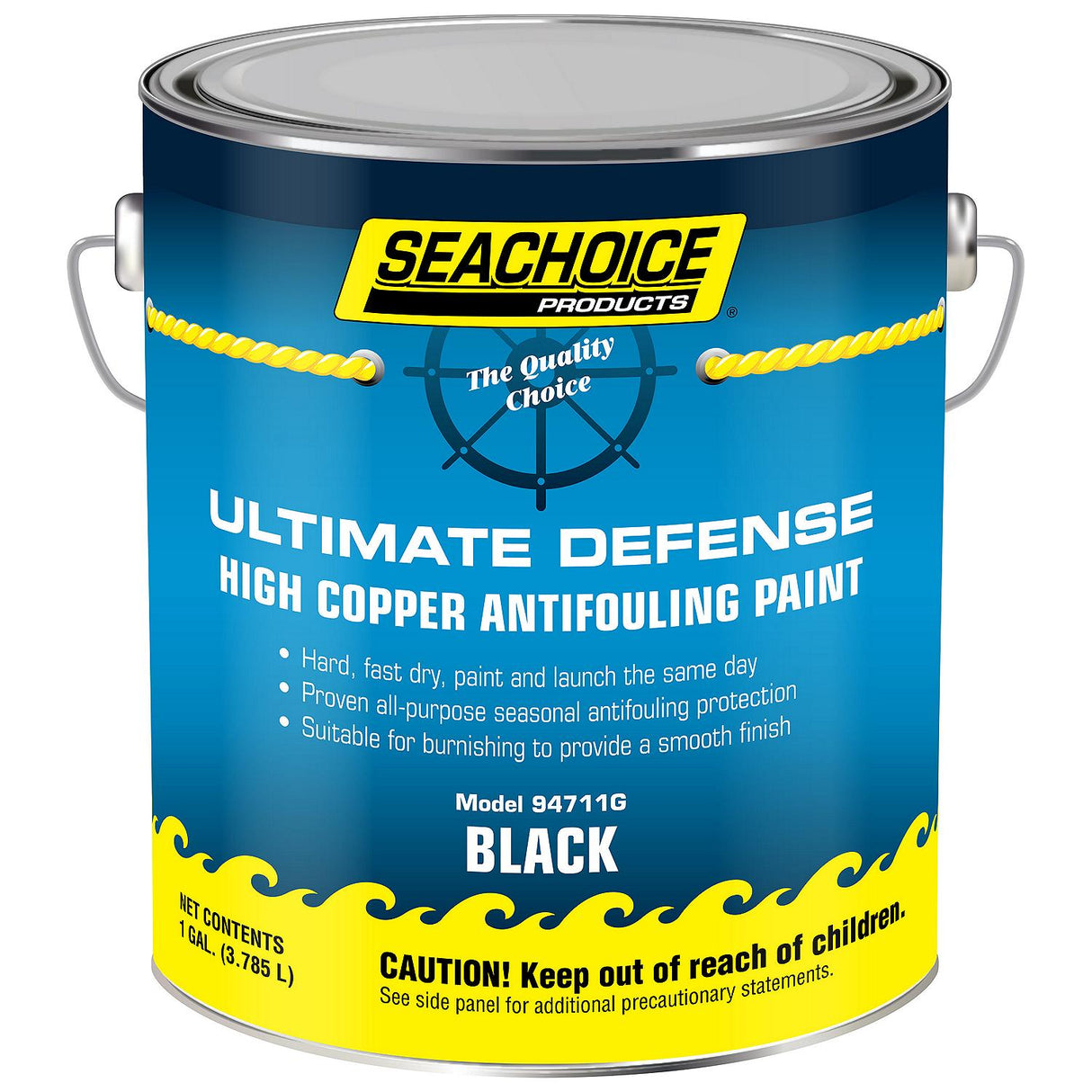 Seachoice 94711G Ultimate Defense High-Copper Antifouling Paint, Black, 1 Gallon - YMP079/1 - official Seachoice product image 7