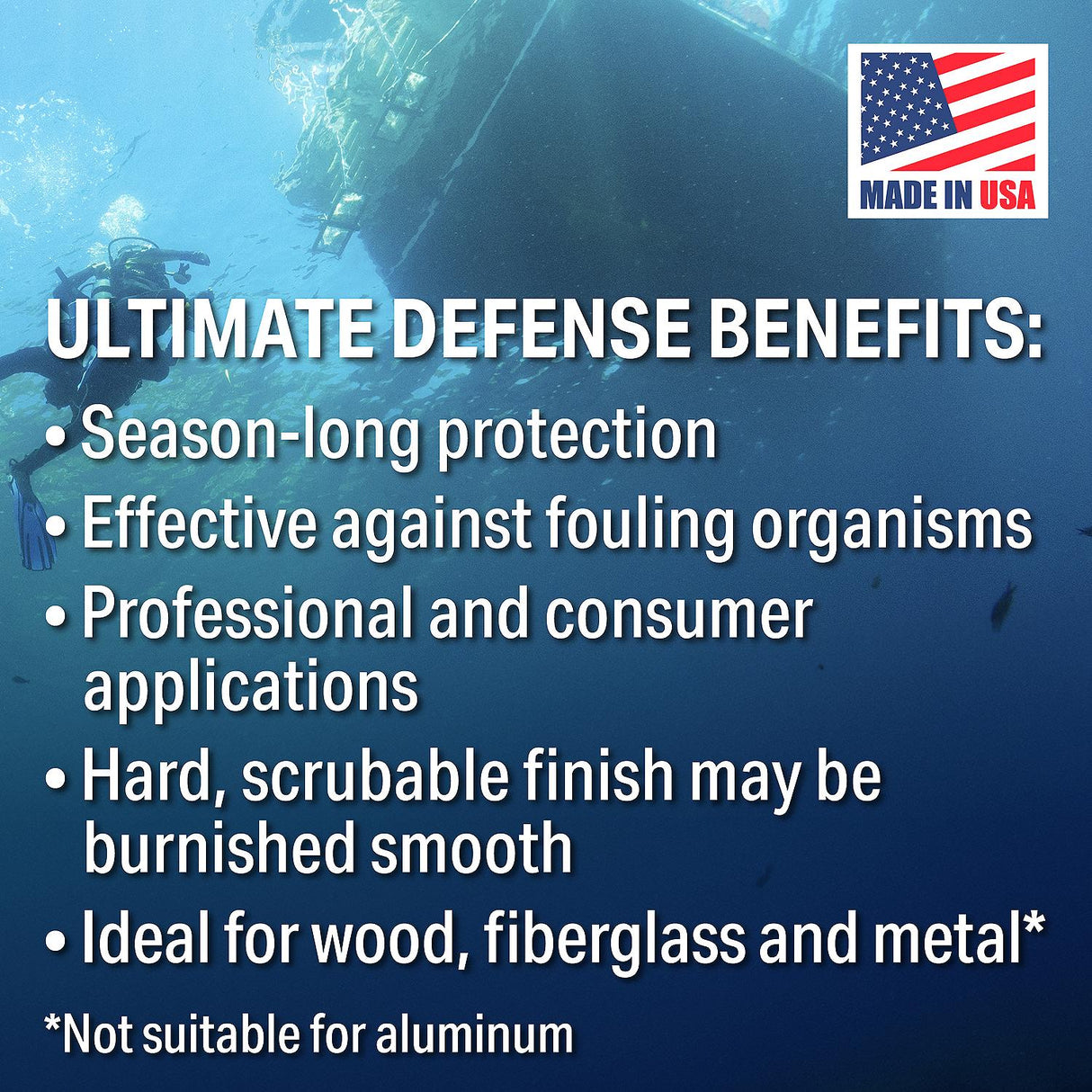 Seachoice 94711G Ultimate Defense High-Copper Antifouling Paint, Black, 1 Gallon - YMP079/1 - official Seachoice product image 8