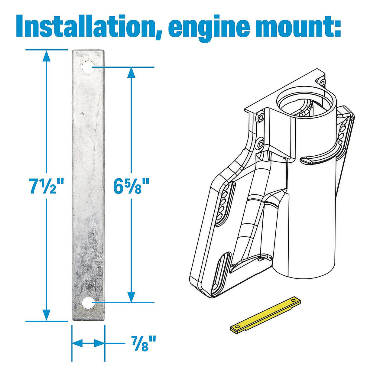 Seachoice 95133 Aluminum Anode Kit For Mercury Verado 350 2.6 L6 Pro Torpedo - 95133 - official Seachoice product image 8