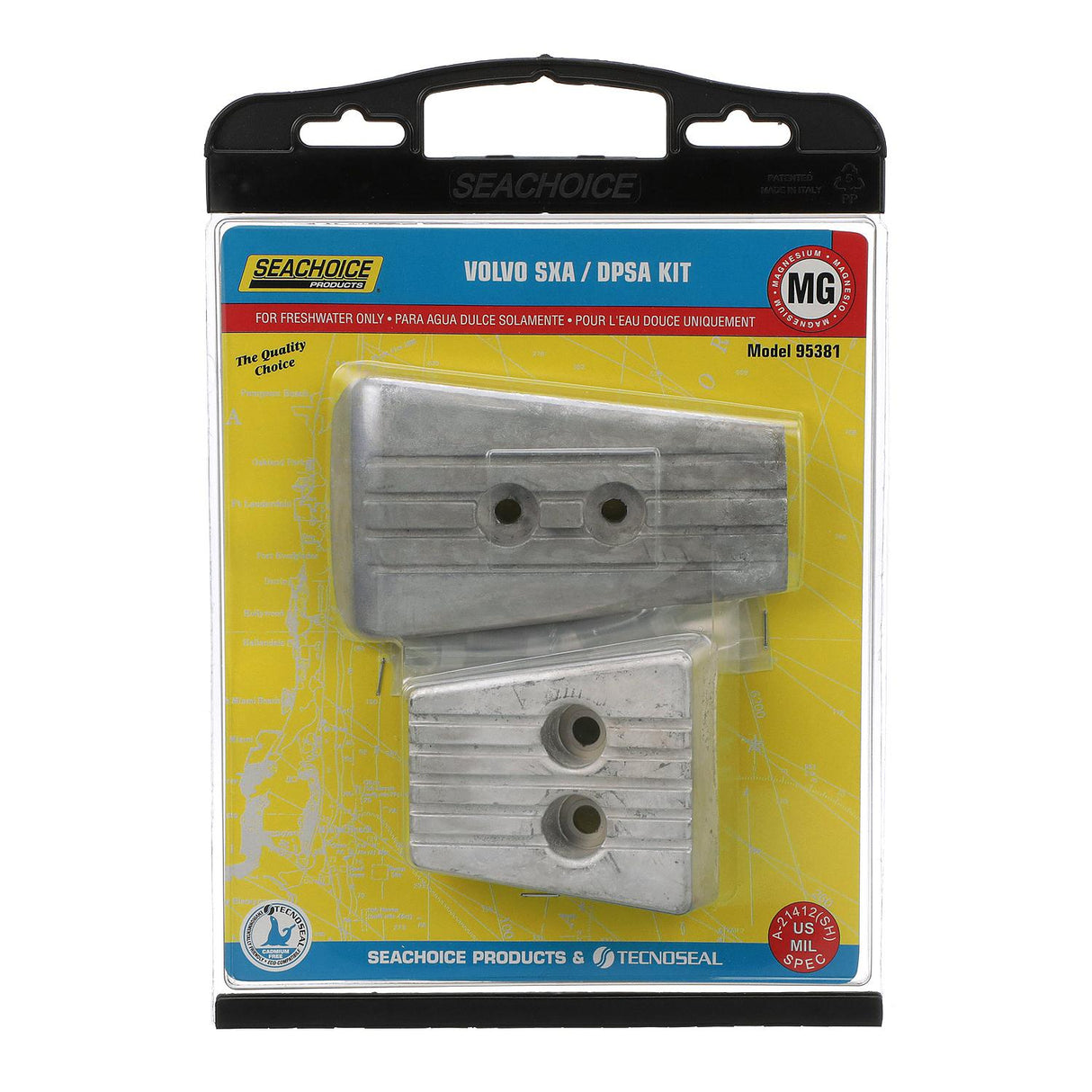 Seachoice 95381 Volvo Anode Kit, Magnesium, Fits SXA/DPSA - 50-95381 - official Seachoice product image 3