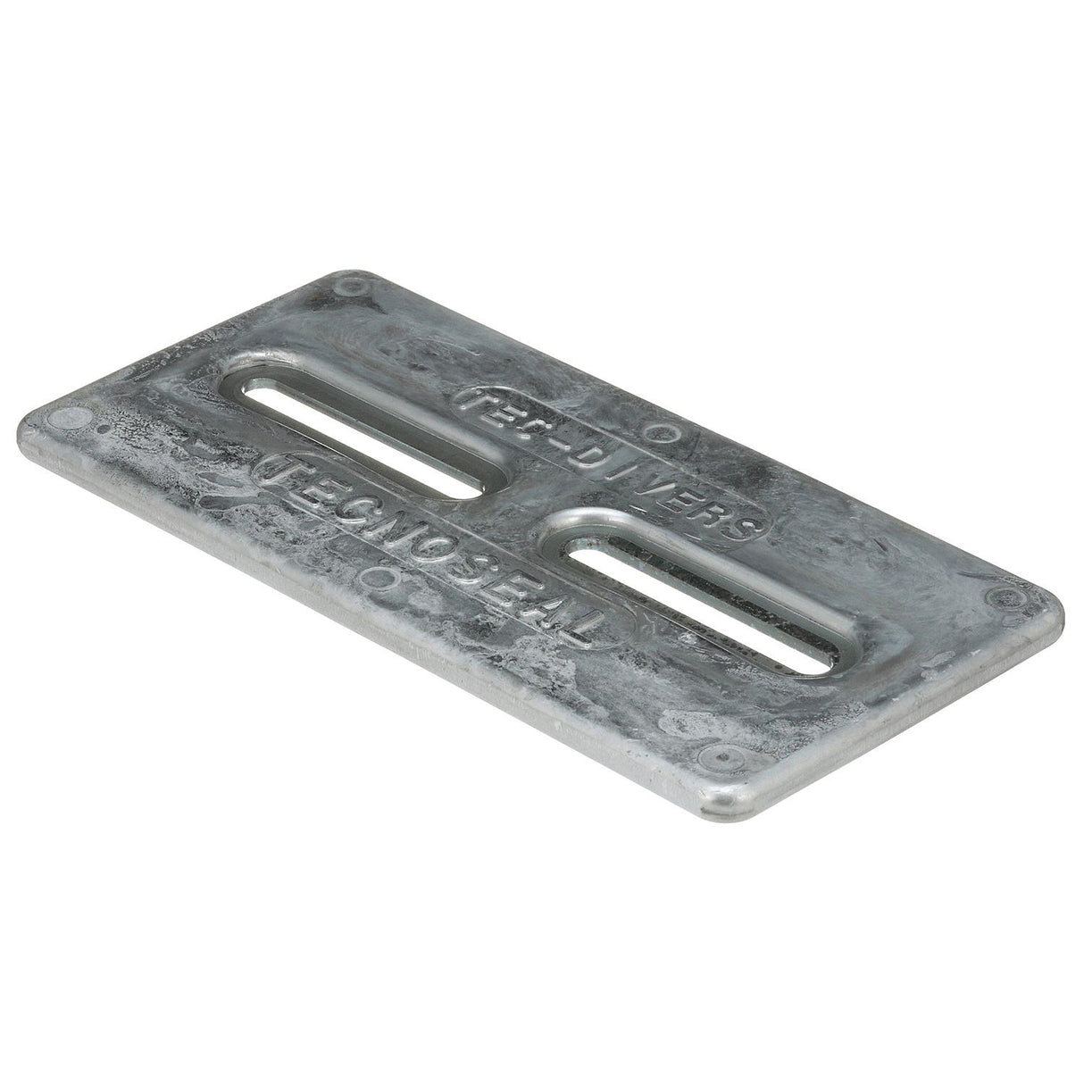 Seachoice Hull Plate Anode, Aluminum, 12 in. X 5 in. X 1/2 in. - 95613