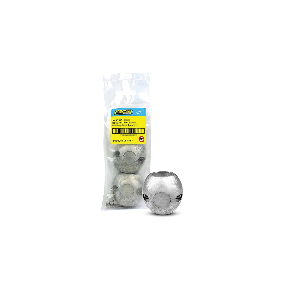 Seachoice 95627 Streamlined Shaft Anode w/Allen Screw, Magnesium, Model X5, Size 1-1/4" - 95627